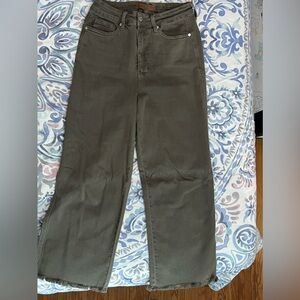 Judy Blue wide leg crop jeans